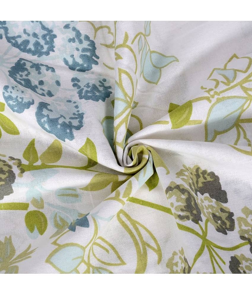 DIVINE CASA Cotton Single Bedsheet ( White ) view 2