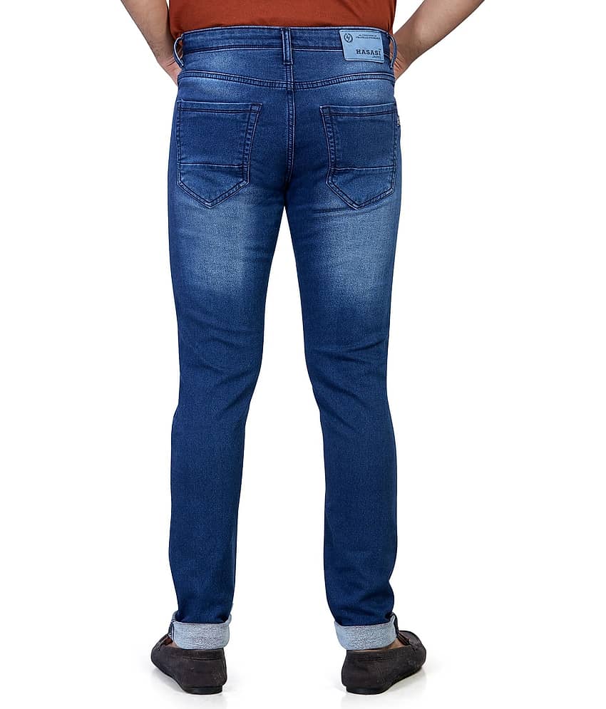 HJ HASASI Blue Slim Fit Jeans view 2