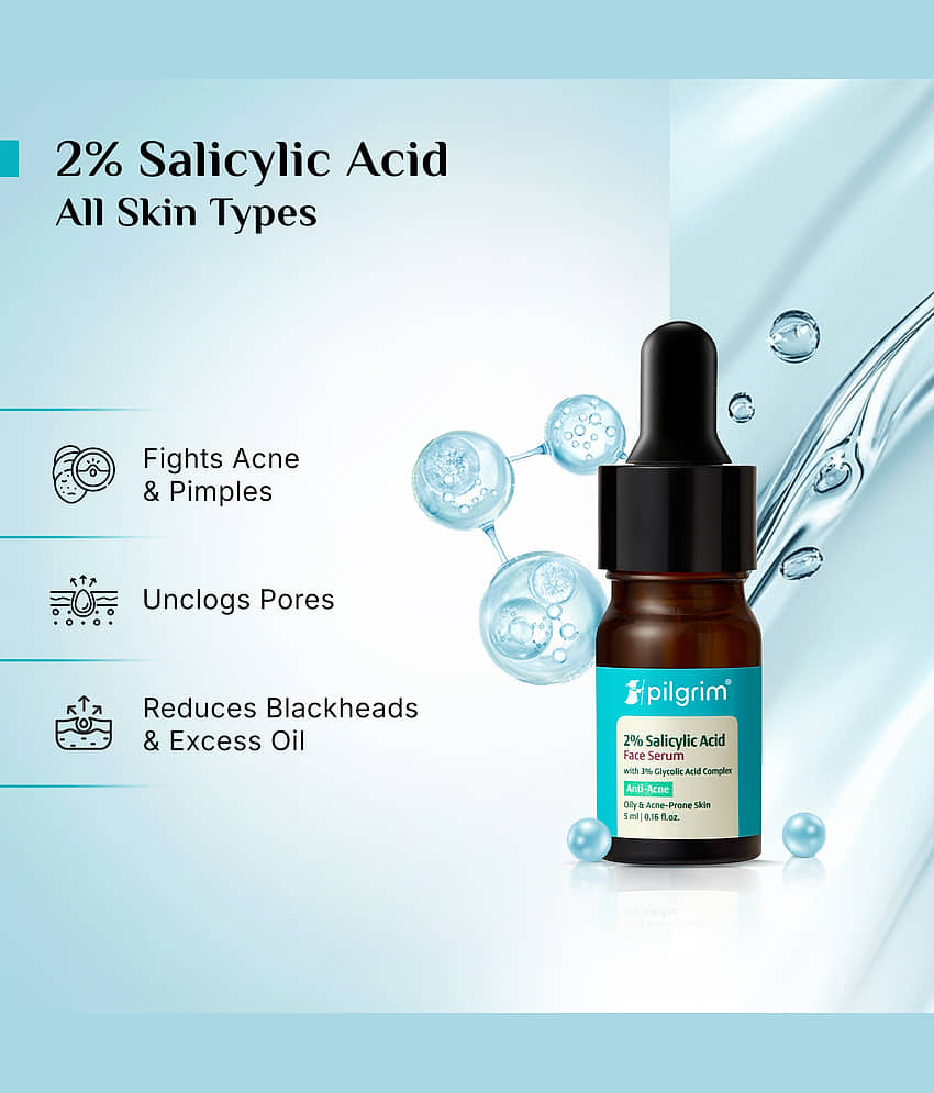 PILGRIM Face Serum Salicylic Acid Acne Removal For All Skin Type ( Pack of 1 ) view 2