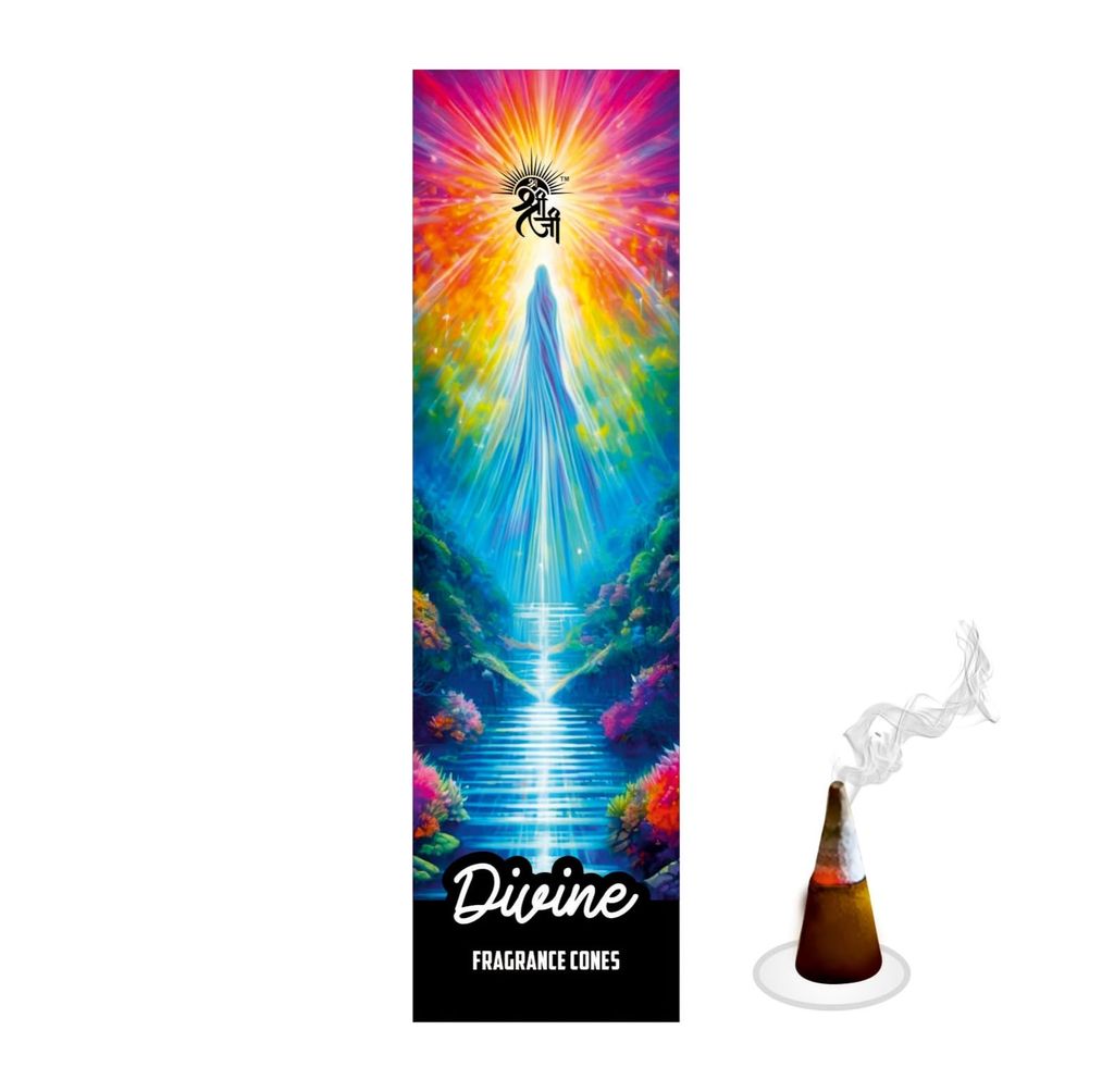 Shri Shriji Flam Aromatic Peace Divine Combo � Premium Fragrance Incense Collection for Pooja, Meditation & Home Ambience � Mixed Pack of Dhoop Cones view 2