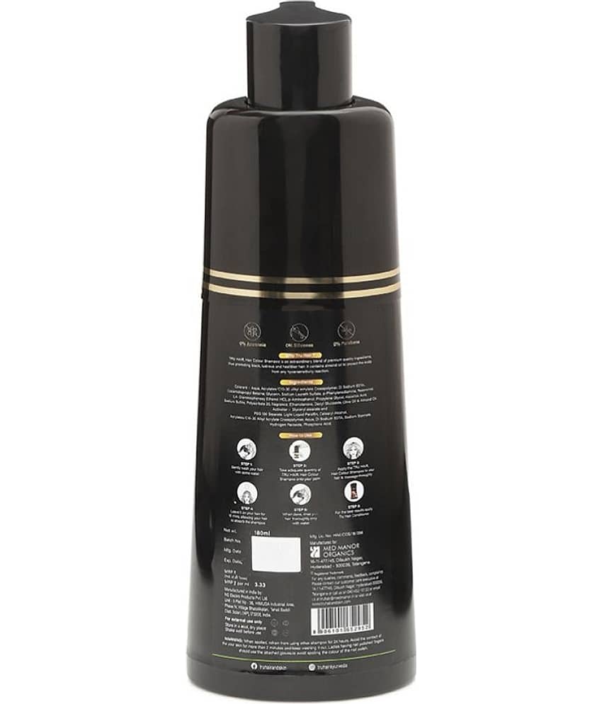 TRU HAIR & SKIN Black Hair Colour Shampoo|Head, Mustache & Beard-Colour your Hair in 10mins-100ml view 2