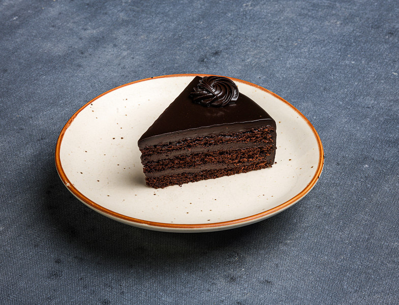 Gourmet chocolate truffle slice