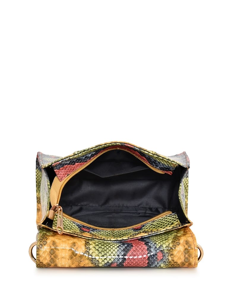 Lychee Bags Women Pu Croco Finish Sling Bag view 2