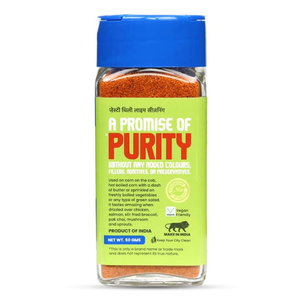 CRISTA Zesty Chilli Lime Seasoning, 50 gm view 2