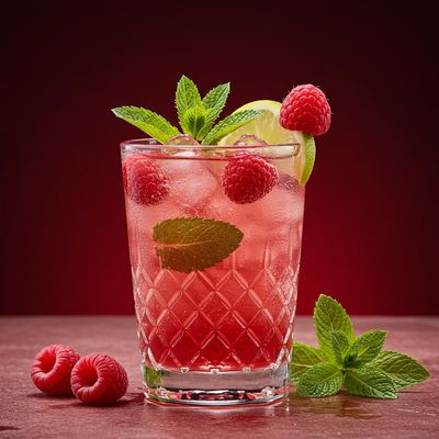 Raspberry Mint Refresher