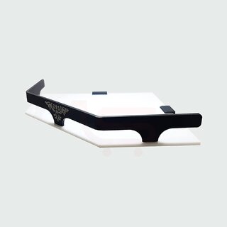 Sarvatr Acrylic Diamound Corner Shelf/Corner Wall Shelf/Multipurpose Bathroom Corner (10X10 INCH) Acrylic Wall Shelf view 2