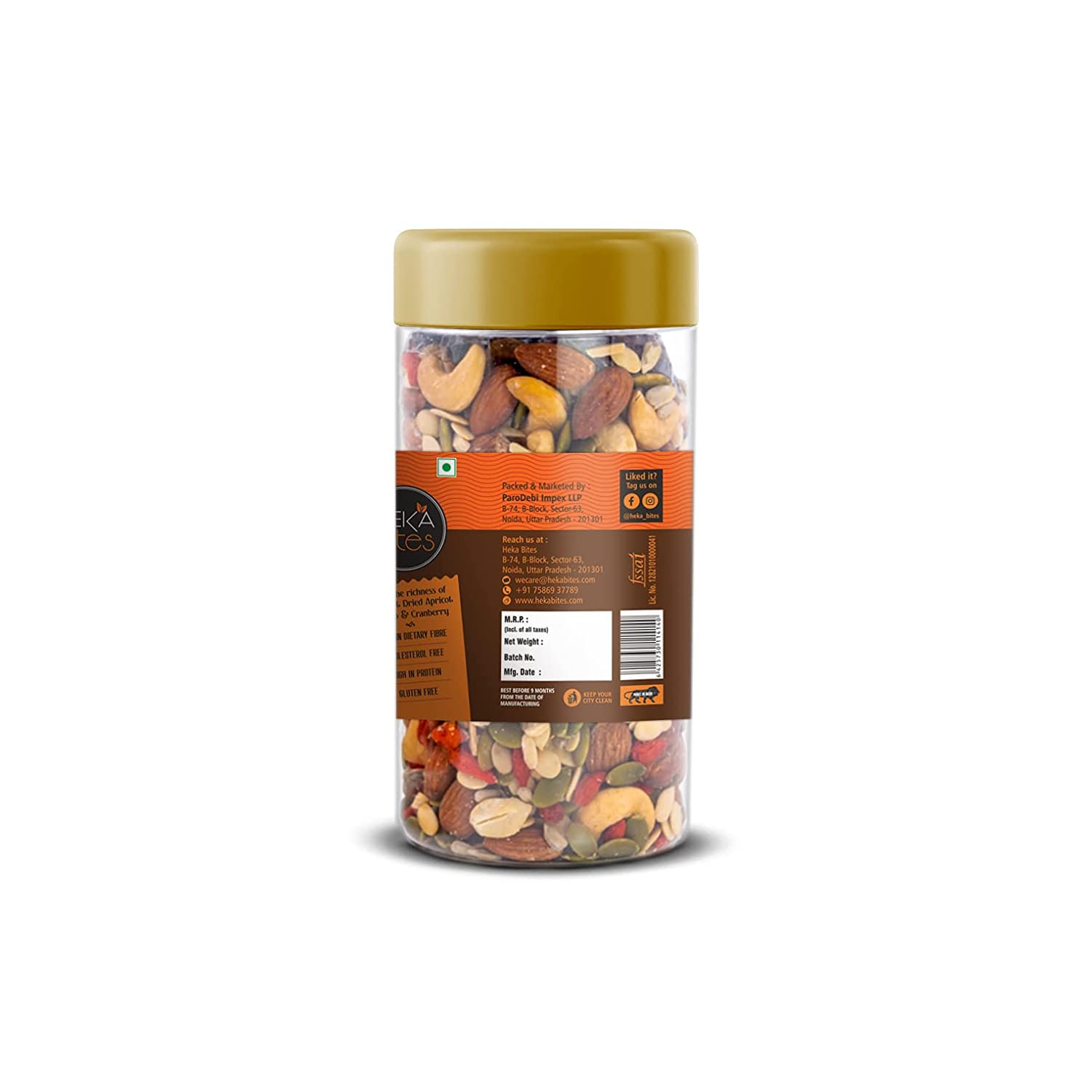 Heka Bites Healthy & Delicious All Day Fruit & Nut Mix 200 Gms view 2