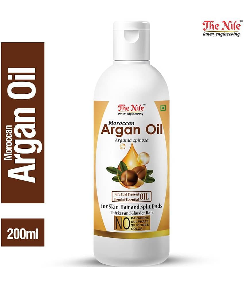 The Nile Argan Oil 200 ML + 100 Ml(300 Ml) + Castor Oil 100 ML 400 mL Pack of 3 view 2