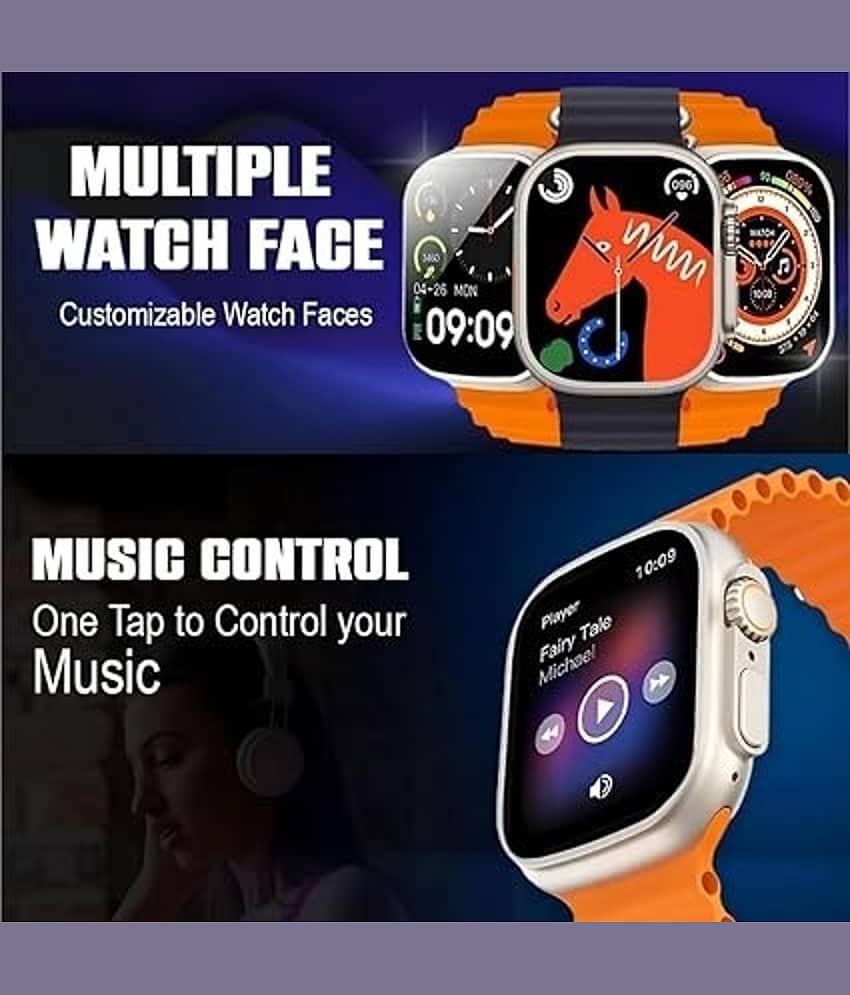 Pulsebit TFT BT Calling Smart Watch with Strap Upto 24 hours Backup ( Multicolor ) view 2