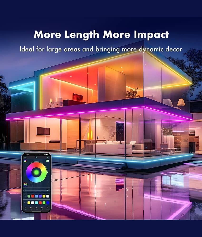 Bhavyta neon strip light Step Lights RGB - Pack of 1 view 2