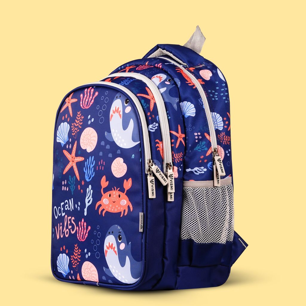 VISMIINTREND School Backpack Bags for Kids | School Bags | Water Resistant | Casual | Picnic | Travel | 5 to 10 Years School Backpack | Bag for Boys | Girls view 2