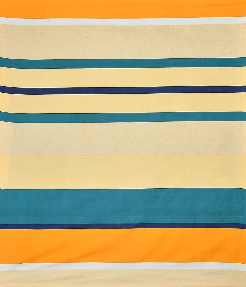 SHOMES Cotton Vertical Striped Diwan Set 8 Pcs - Multi view 2