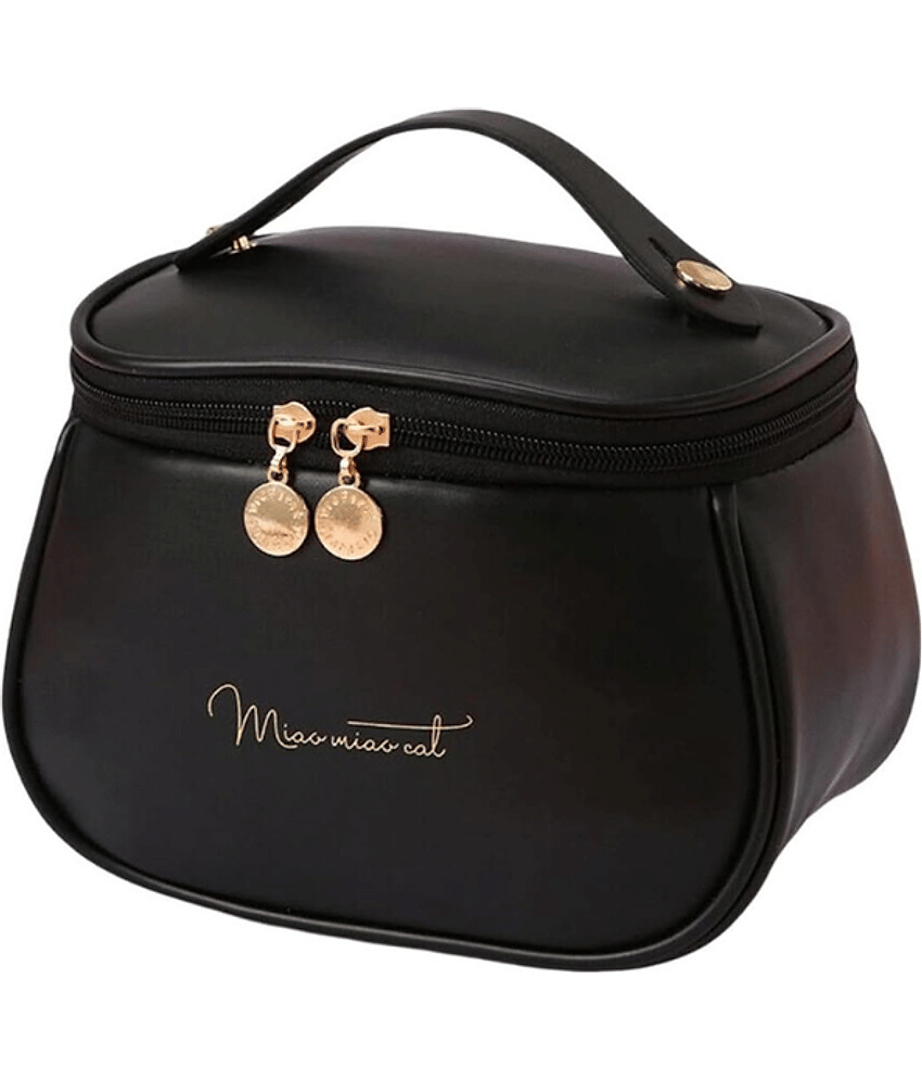 ItsApna Black Cosmetic Bag
