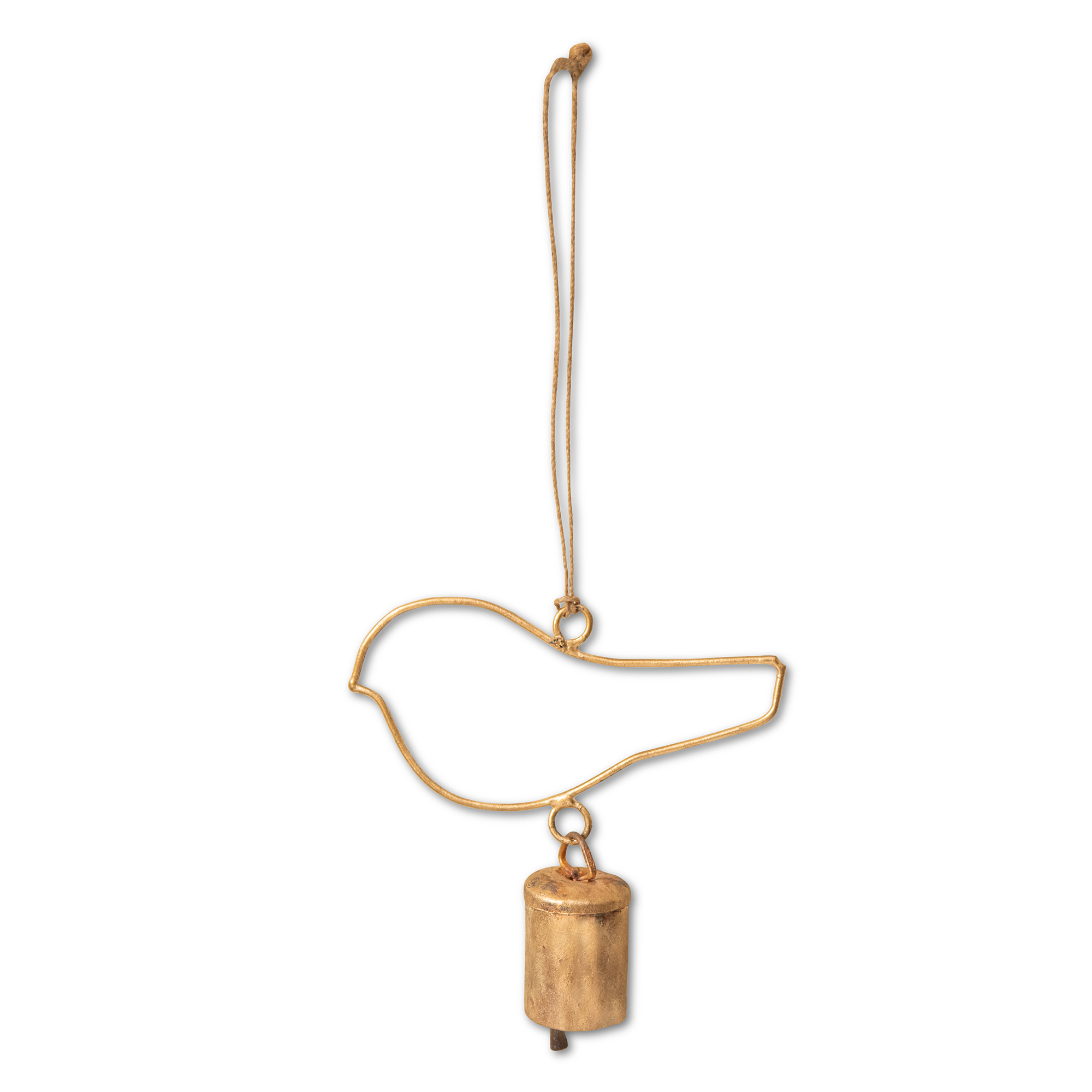 Handmade Copper Bell Bird Design view 2