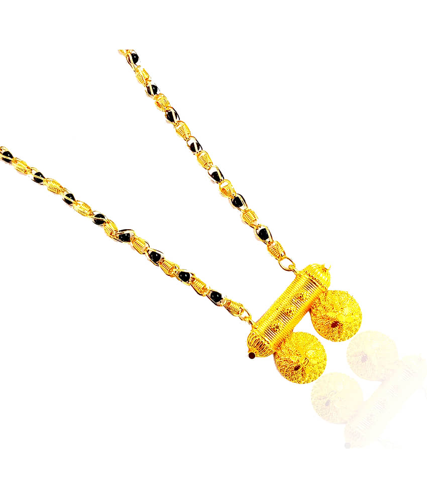 KRIMO Gold Plated Letest & Designer Mangalsutra For Women-100335 view 2