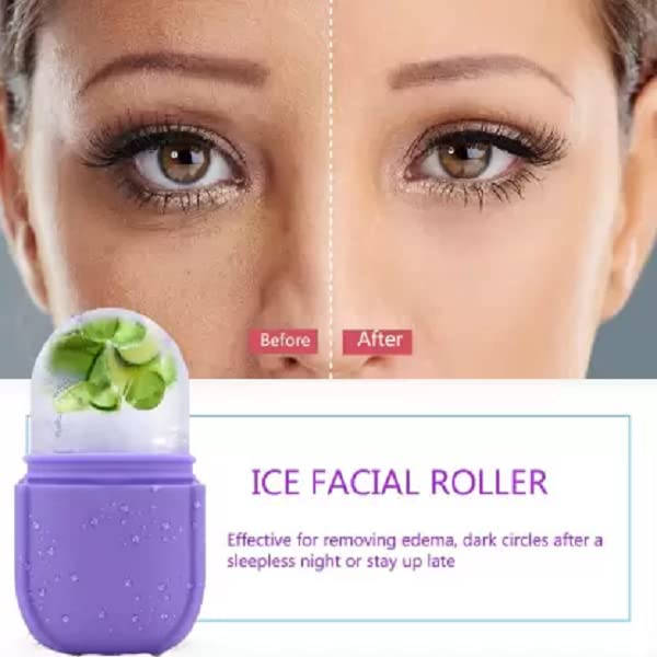 Elecsera 1113 Face Ice Roller Ice Roller to Enhance Skin Glow, Shrink & Tighten Pores, Facial Massager (Multicolor) view 2