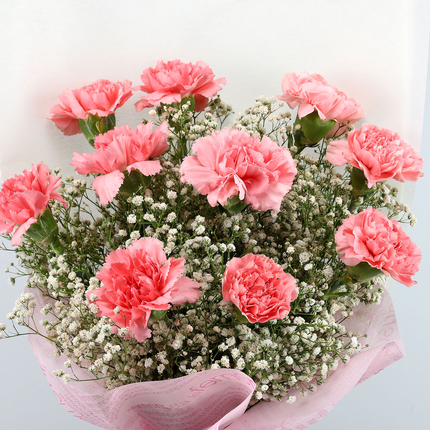 Paradise On Earth Carnations Bouquet view 2