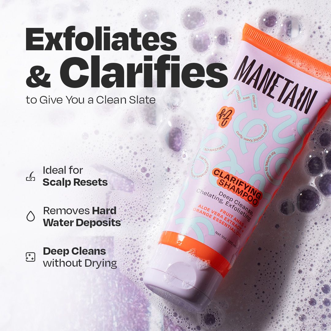 Manetain Clarifying Shampoo With Aloe Vera Extract - 100ml view 2