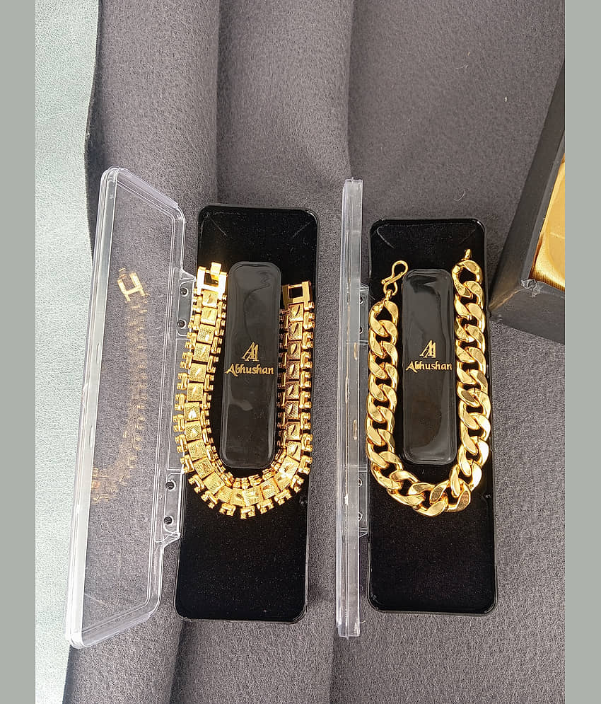 SHANKHRAJ MA LL Gold Bracelet ( Pack of 1 ) view 2