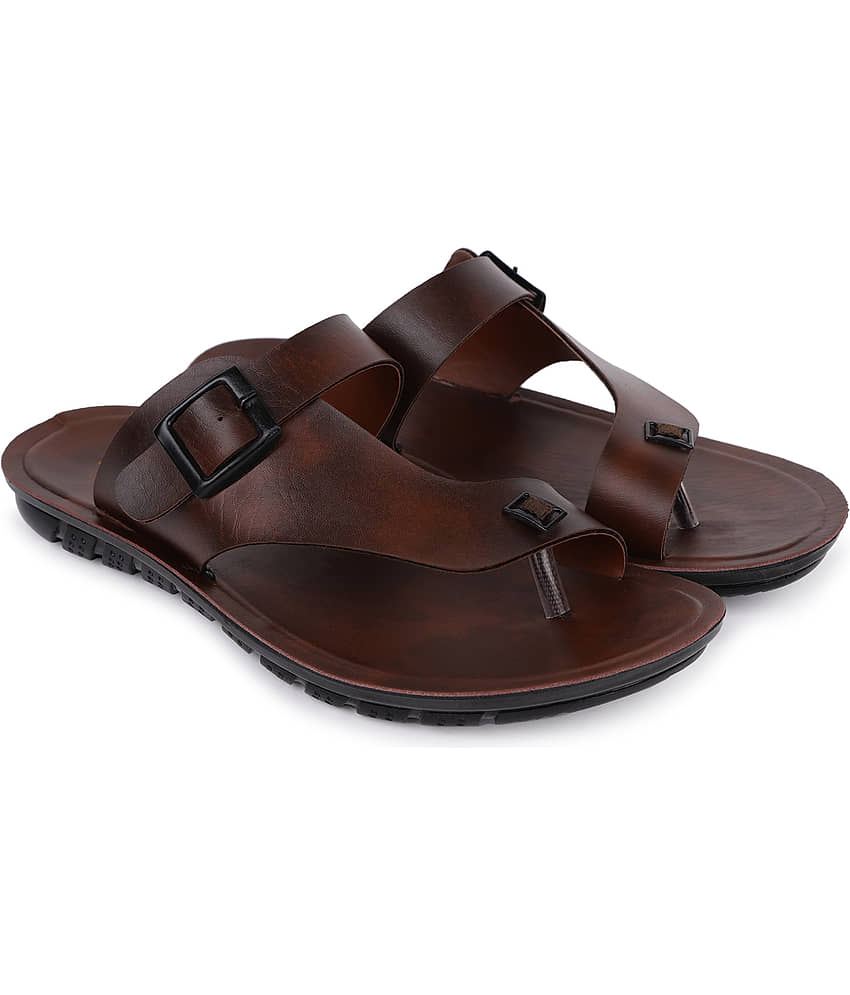 PU-SPM Brown Men's Daily Slipper view 2