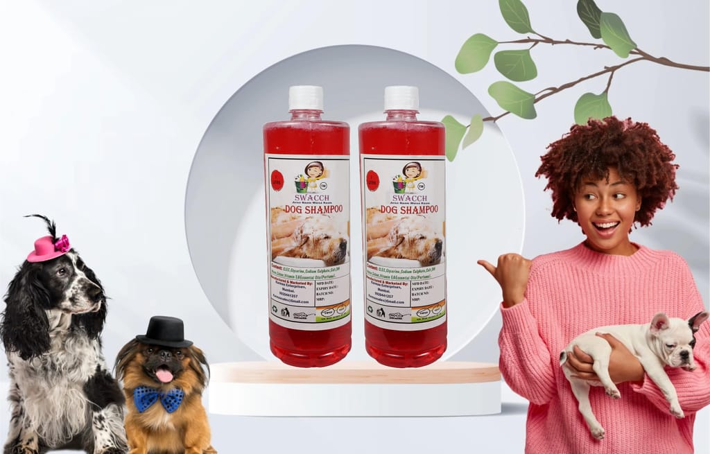 SWACCH Dog Shampoo (1 Litre) (Combo Pack of 2) Strawberry view 2