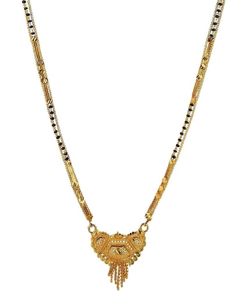 JIPPA - Golden Mangalsutra ( Pack of 1 ) view 2
