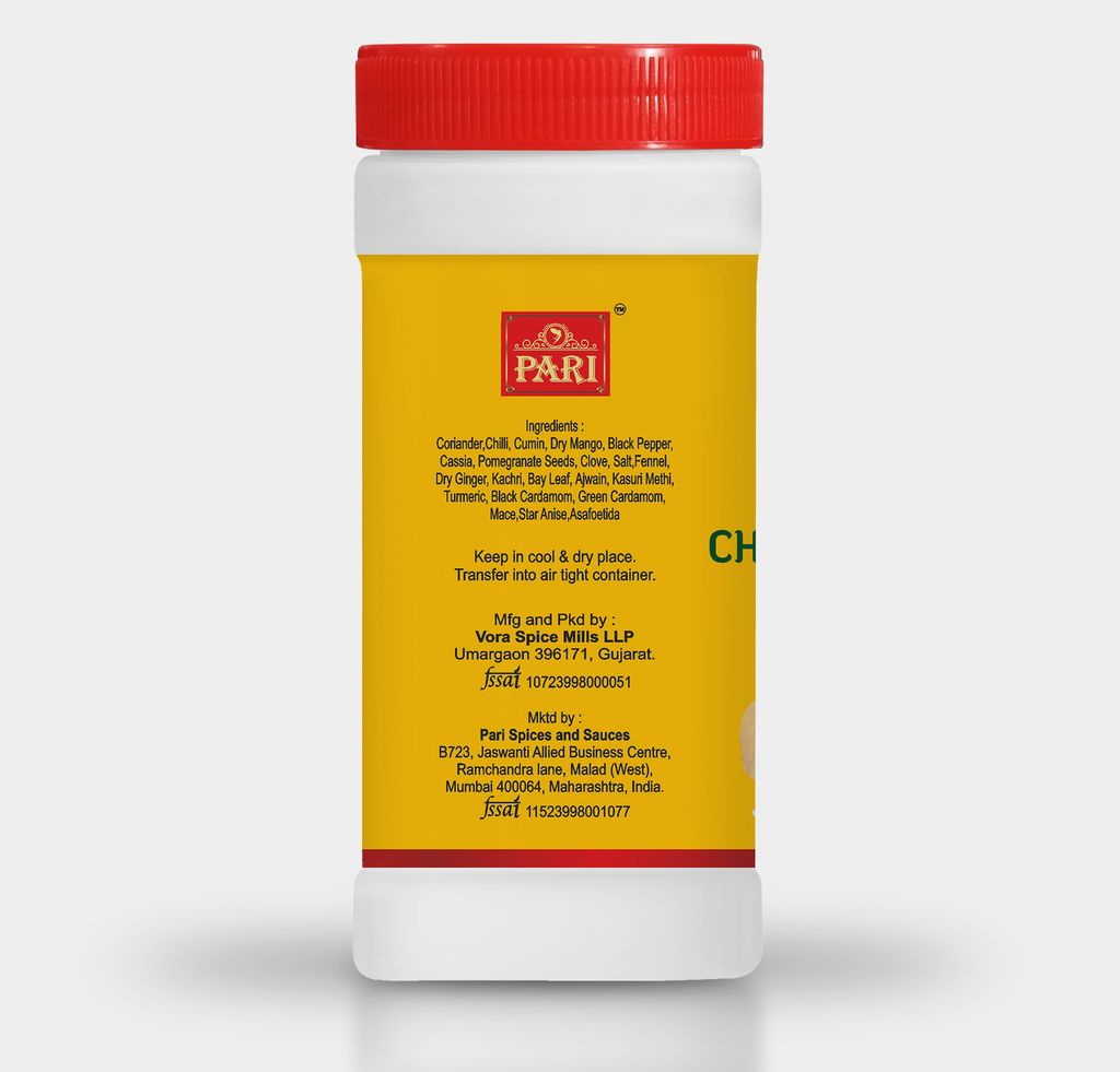 Pari Chhole Masala Powder | Chana Chole Masala | Punjabi Chana Masala | Amritsari Chhole Masala | No Added Colour & No Added Preservatives | (Pack of 1 x 500g Jar) view 2