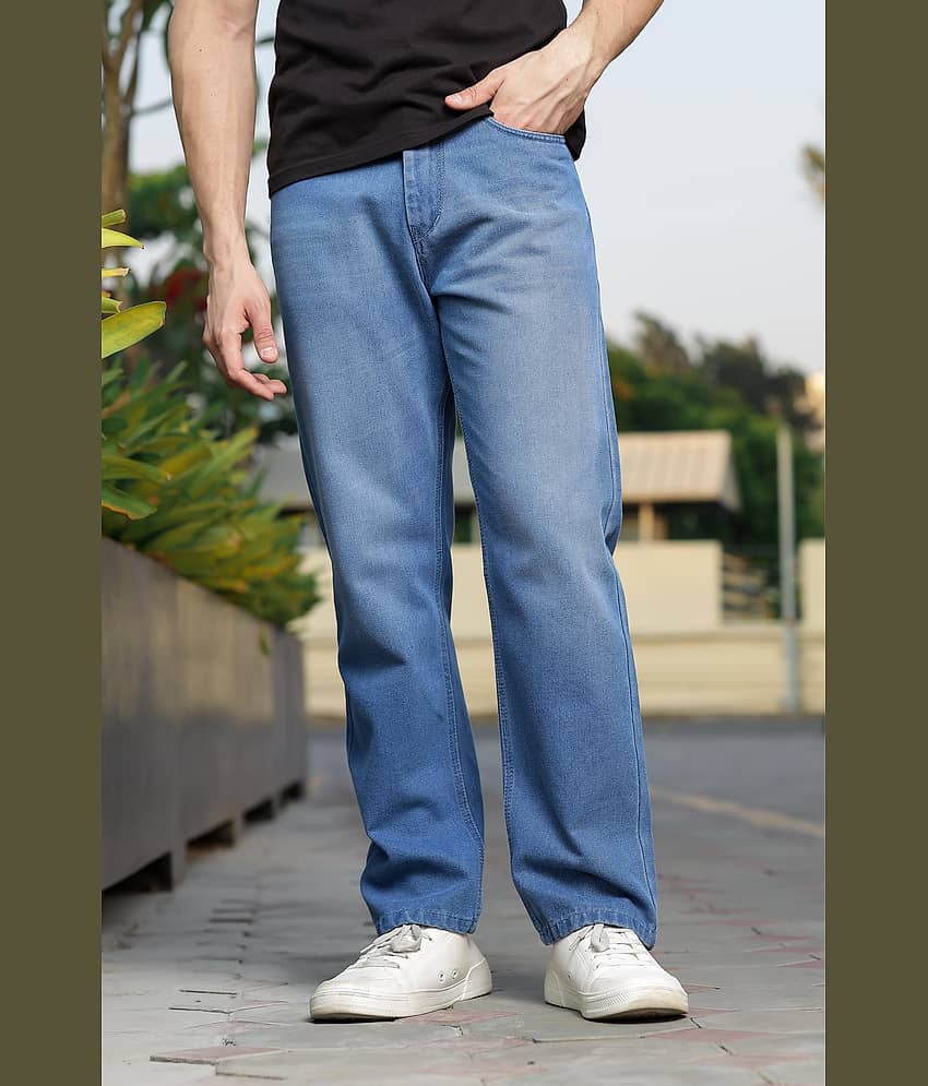 RAGZO Relaxed Faded Men's Jeans - Blue ( Pack of 1 )