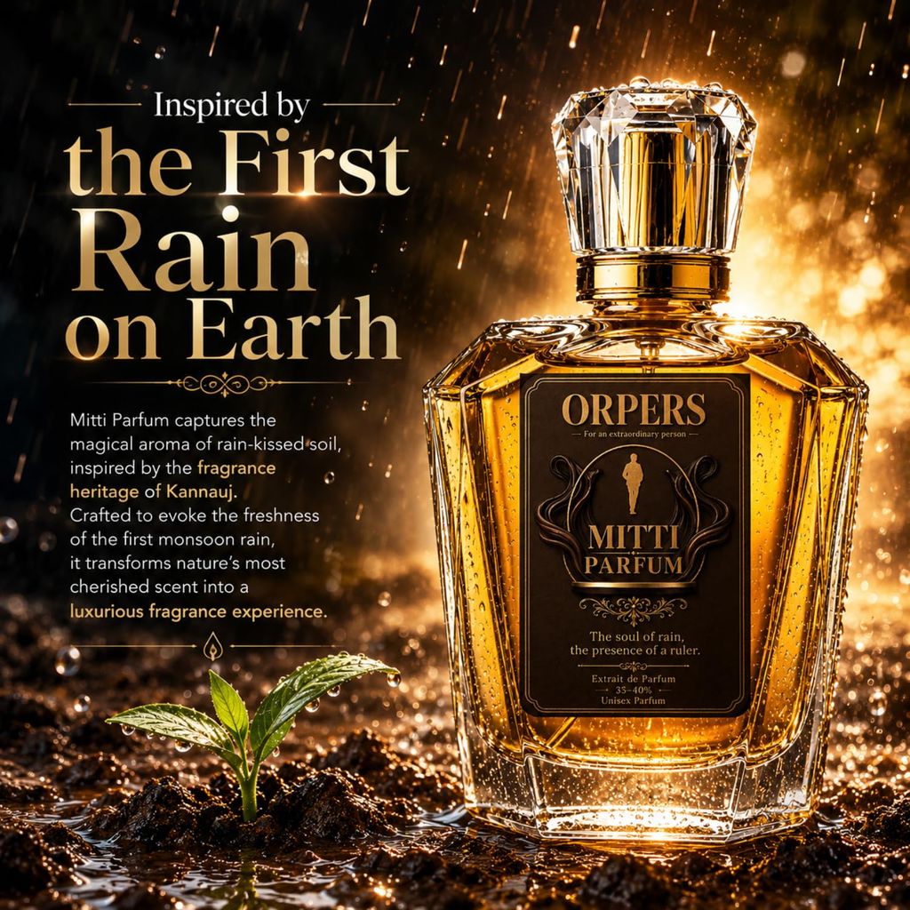 ORPERS Mitti Extrait de Parfum - Long Lasting Luxury Fragrance for Men & Women | Premium Unisex Perfume | Petrichor Scent 35% Oil view 2