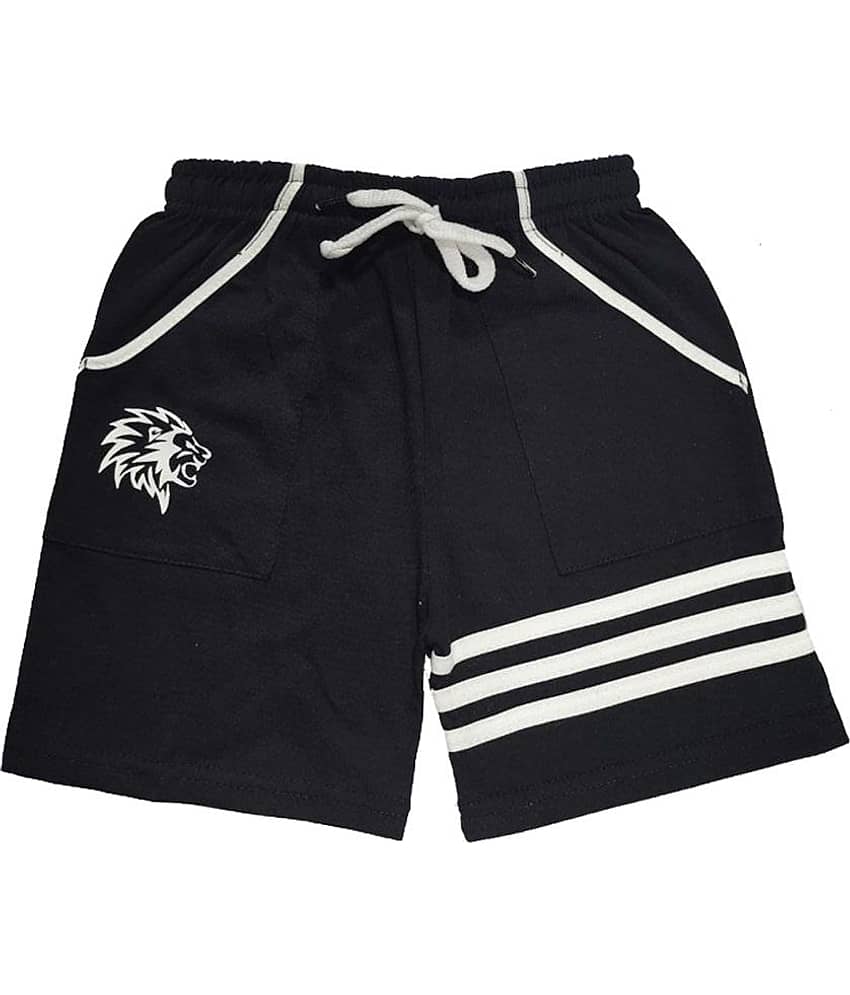 atlans Pack of 2 Cotton Blend Shorts For Boys ( Multi Color ) view 2