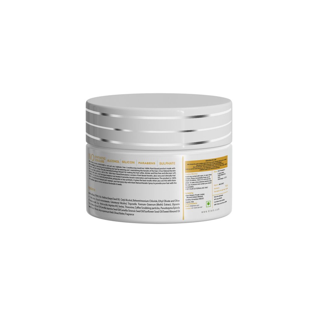 Ktein Natural 100% Plant Derived Keratin Conditioning Hair Mask (100gm) view 2