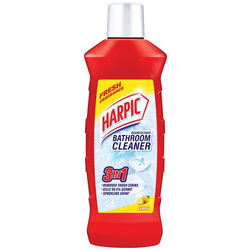 Harpic Bathroom Cleaner - Lemon, 1 L view 2