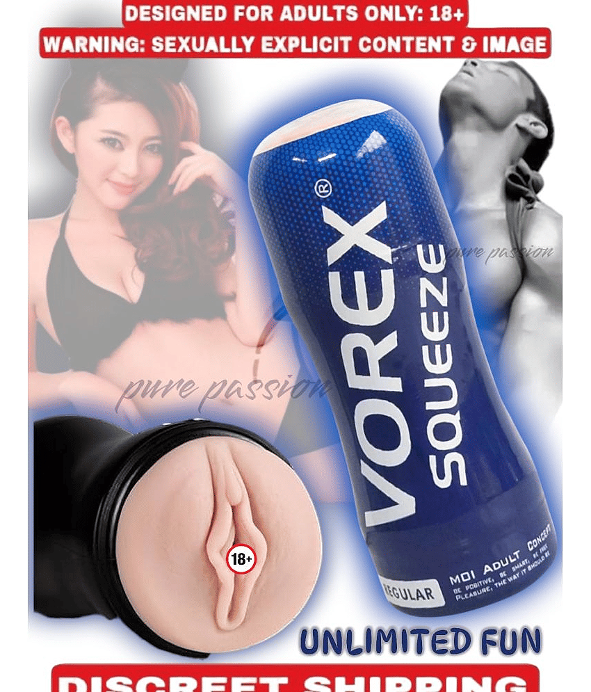 VOREX Fleshlight Masturbator Real Feel pussy Toy For Men Male Stroker Mini Cup Masturbator Sex Toy For Men by SEX TANTRA