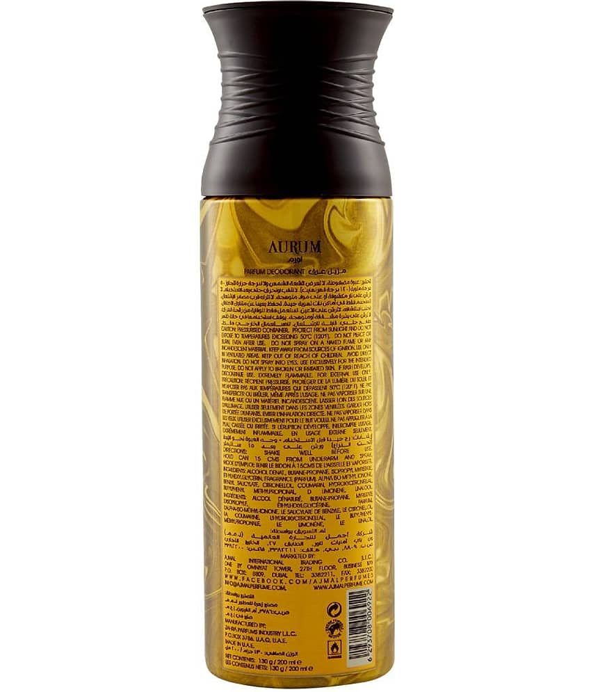 Ajmal Aurum Perfume Deodorant 200ml Body Spray Gift For Women Pack Of 1 view 2