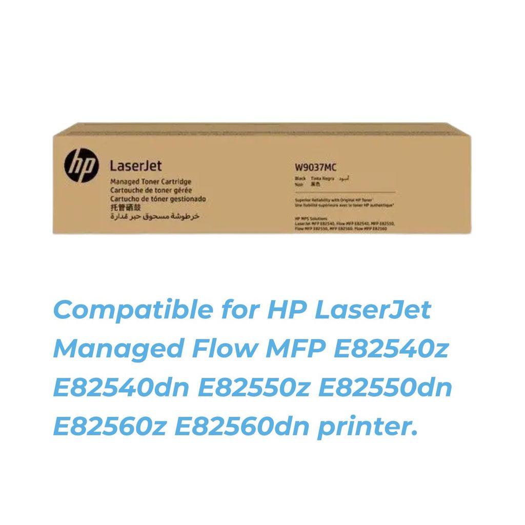HP W9037MC Black Original LaserJet Toner Cartridge view 2