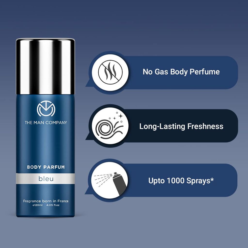 The Man Company Body Perfume For Men - Bleu - 120ml view 2