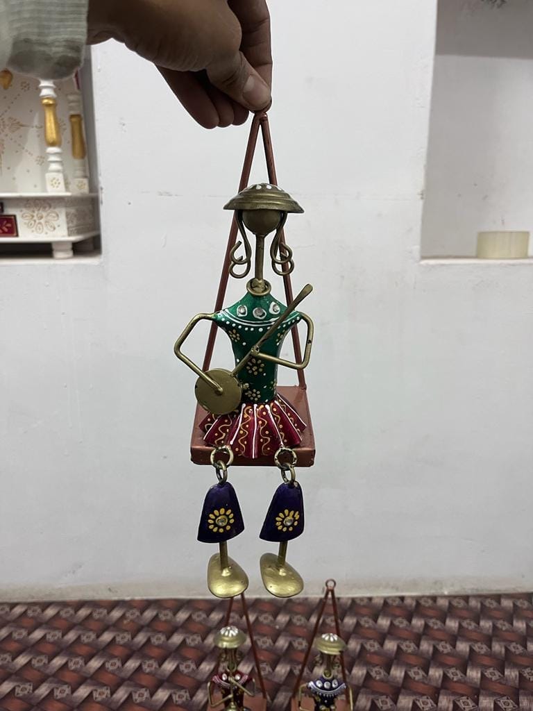 Kusum Art Rajasthani Culture with Different Musical Instruments in Handmade Doll with wall henger and table decor