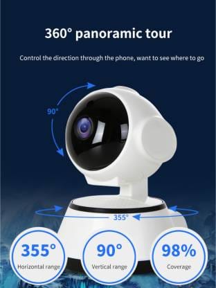 2MP Wi-Fi Ip 360° Auto Tracking Live Monitoring Two-way Audio Alarm Indoor Security Camera (4 Channel) view 2
