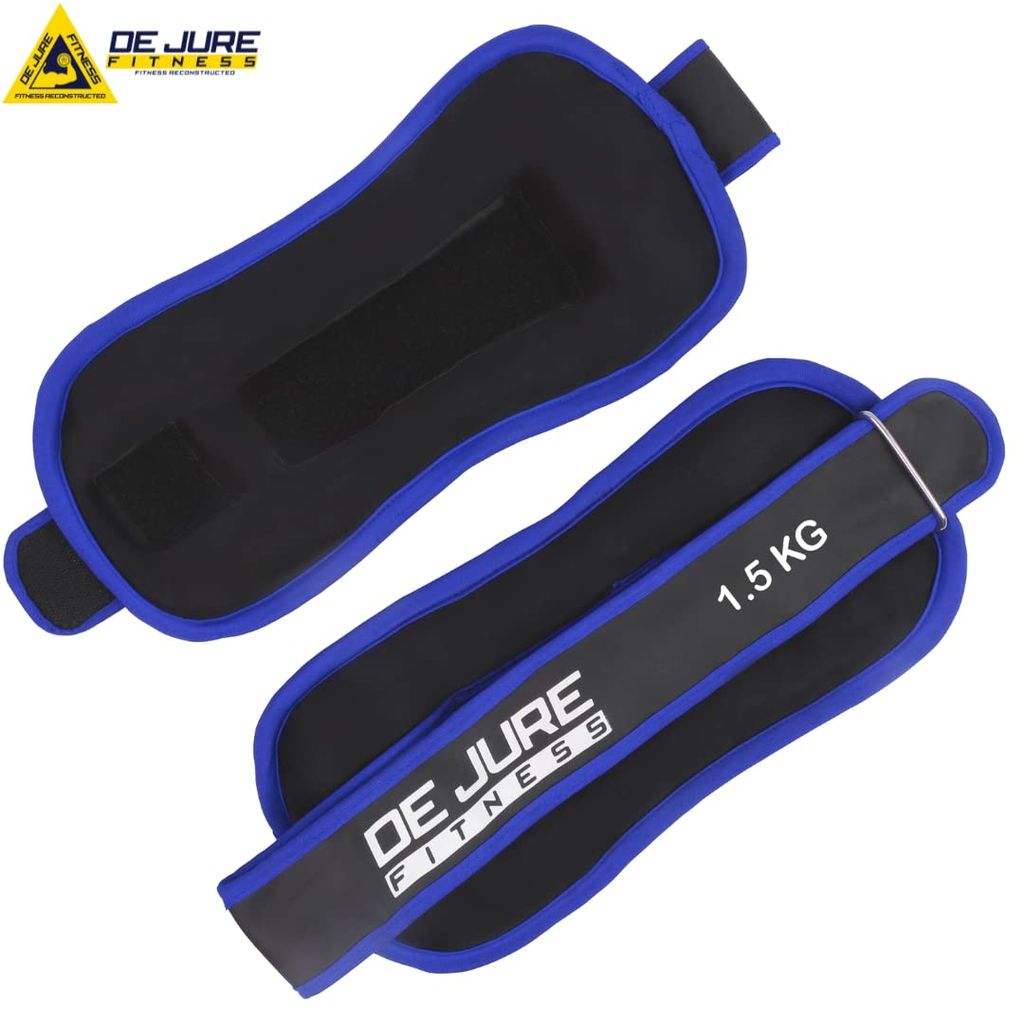 DE JURE FITNESS Ankle & Wrist Weight Set, Adjustable Strap view 2