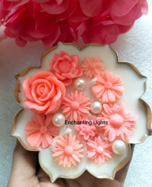 Floral Urli Candle