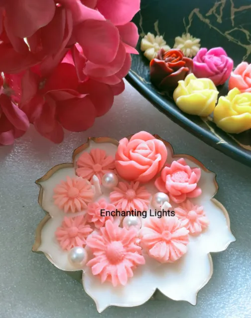 Floral Urli Candle view 2