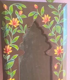 Wooden Mirror Home Decor Handmade Decorative Wall Decor Mirror Frame set 1 view 2