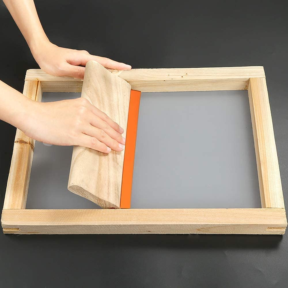 MrKrafts (6X6 Inch)Wooden Screen Printing Frame with Pre-Stretched 120No. Mesh view 2