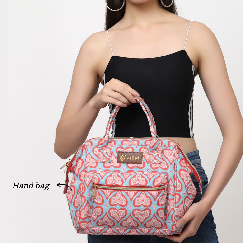 VISMIINTREND Diaper Bags for Mom | Travel Maternity Backpack Bags | Water Resistant | Premium Oxford Fabric | Gifts for Mom to Be | Baby Shower Gift view 2