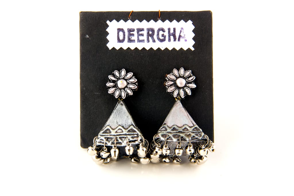 Wedding Card Earrings view 2