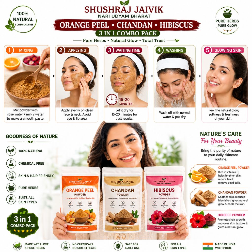 3-in-1 Herbal Glow Combo Orange Peel view 2