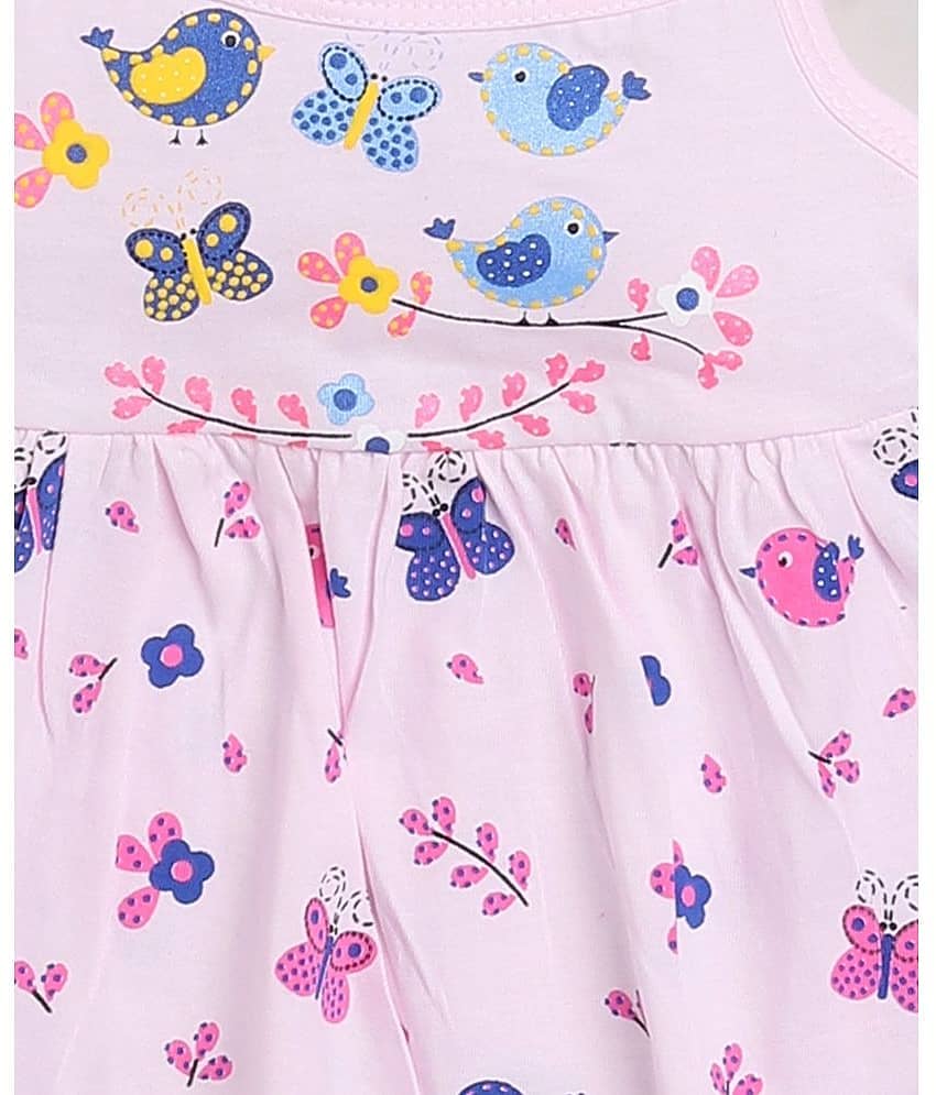 Mars Infiniti Pack of 1 Baby Girls Cotton Frock ( Pink ) view 2