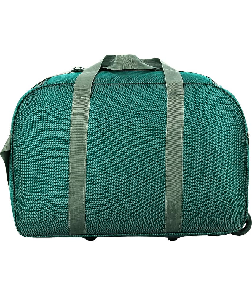 AXEN BAGS 50 Ltrs RED Polyester Duffle Trolley view 2