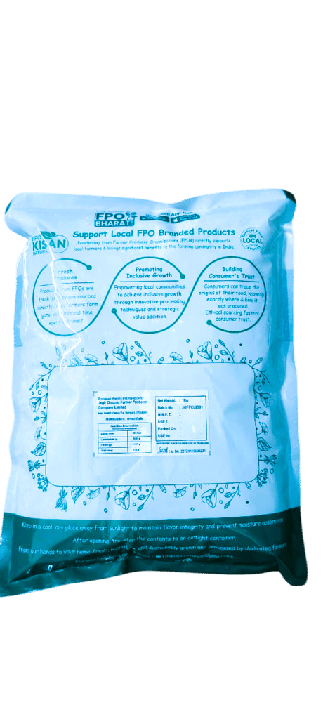 FPO Kisan Naturals Premium Wheat Daliya (Broken Wheat) - Farm Fresh Everyday Essential view 2
