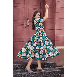 SARINKU Womens Cotton Kurti Comfortable and Stylish Ethnic Wear for Women & Girls, Everyday Casual view 2